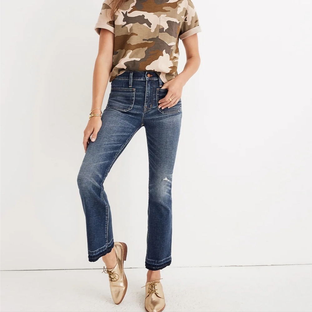 Madewell Cali Demi-Boot Jeans: Patch Pocket Edition Women's 27
